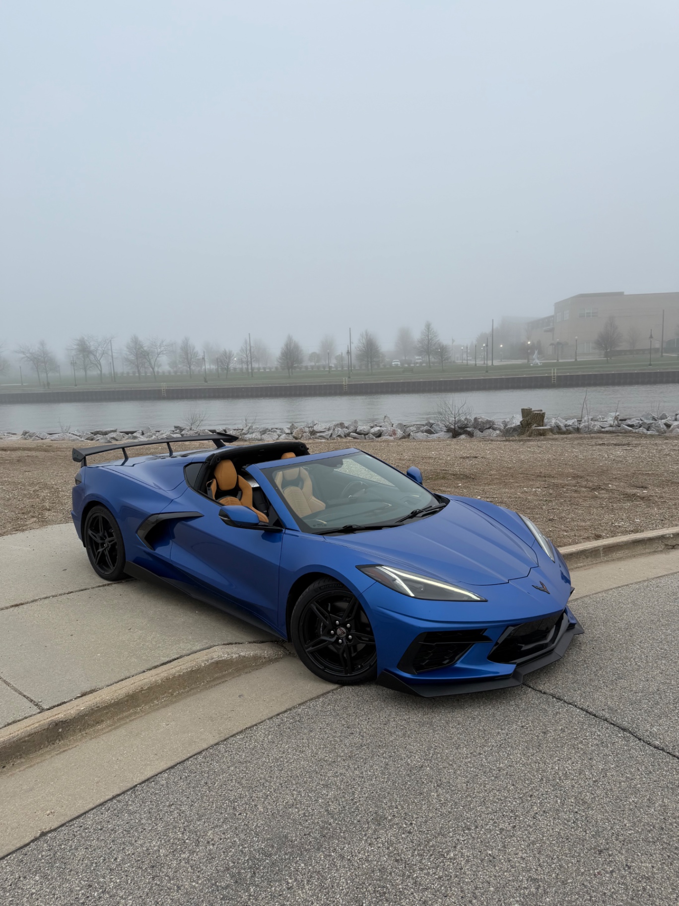 Blue 2023 Chevrolet Corvette C8 available to rent from BExotic in Milwaukee